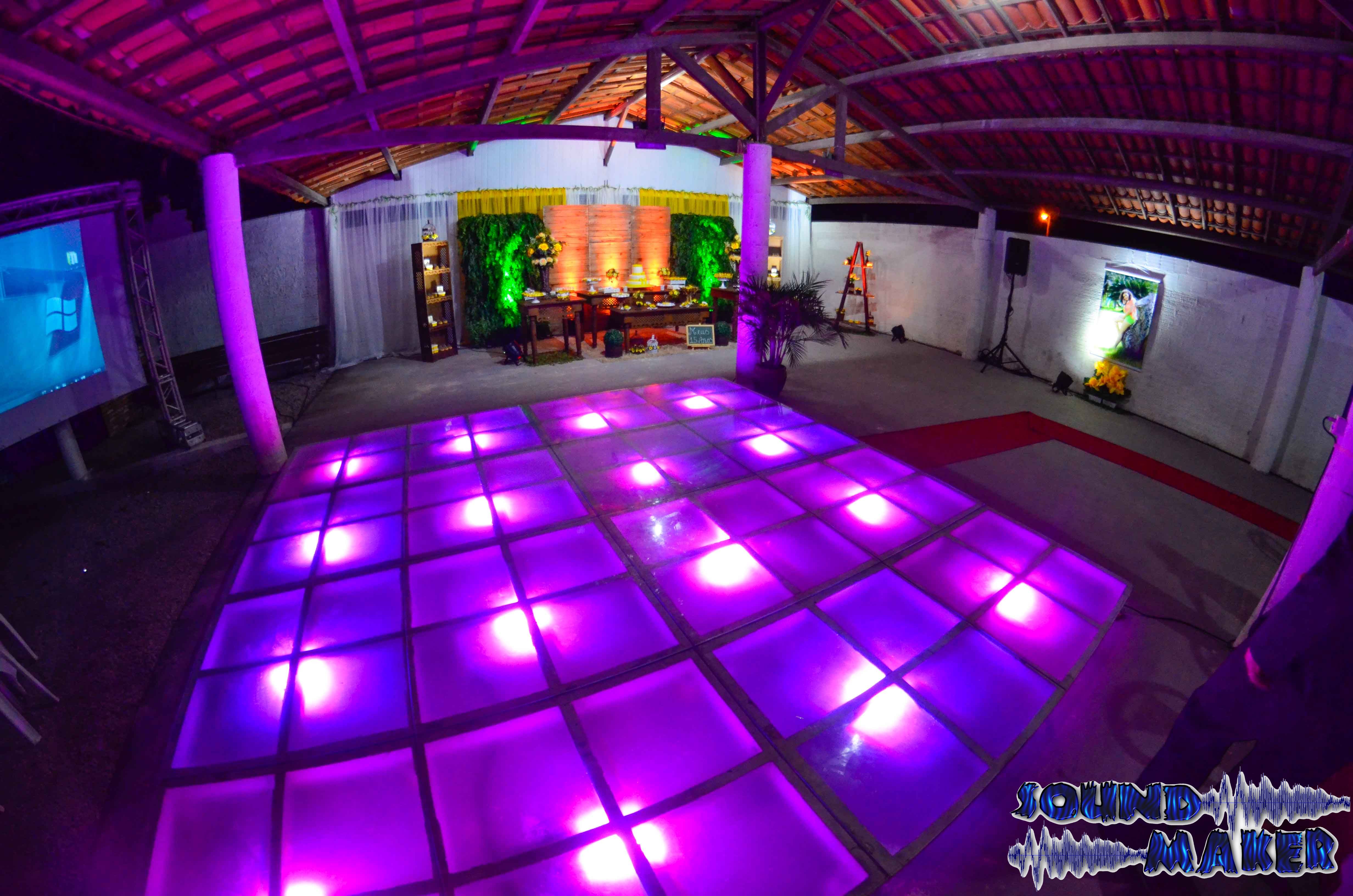 Pista de Dança em LED RGBW